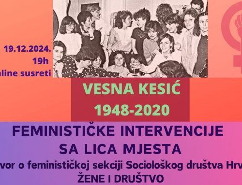 Feminističke intervencije s lica mjesta: jesmo li još sposobne misliti politički?